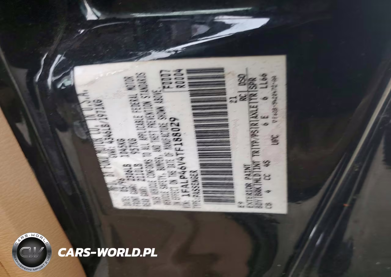 1996 Ford Mustang Cobra VIN:1FALP46V4TF188029 - 12