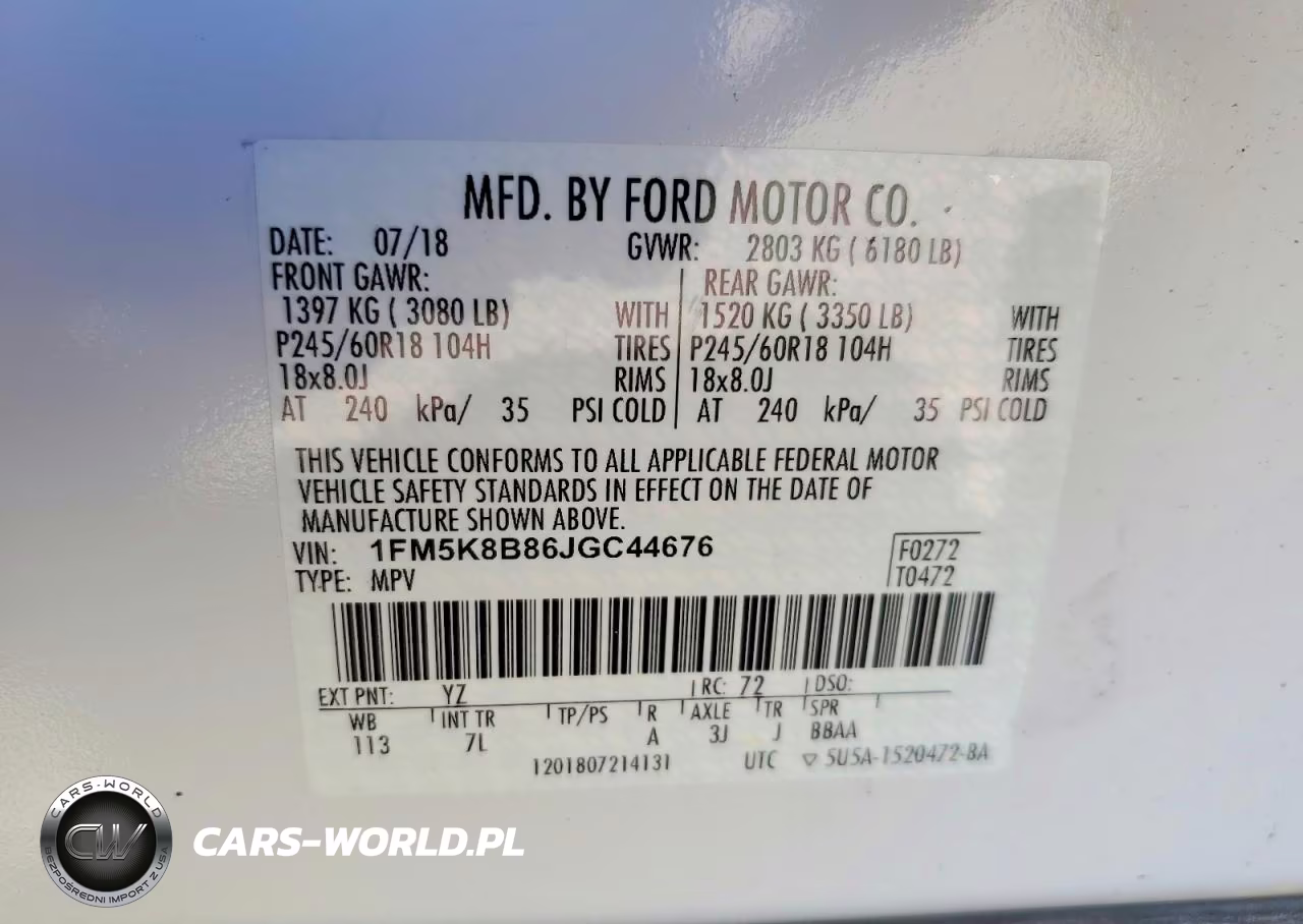 2018 Ford Explorer VIN:1FM5K8B86JGC44676 - 13