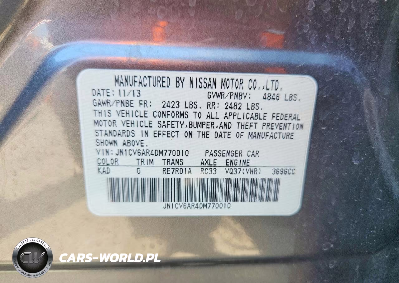 2013 Infiniti G37 Sedan X VIN:JN1CV6AR4DM770010 - 12