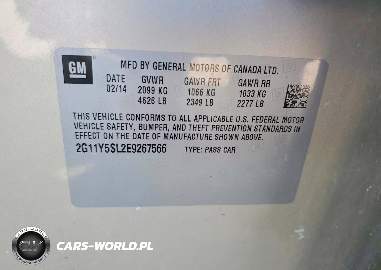 2014 Chevrolet Impala Ls VIN:2G11Y5SL2E9267566 - 12
