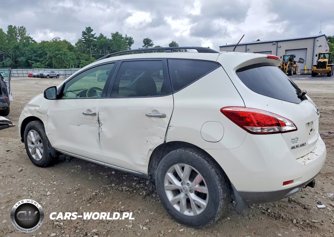 2014 Nissan Murano Sl VIN:JN8AZ1MW9EW525470 - 2