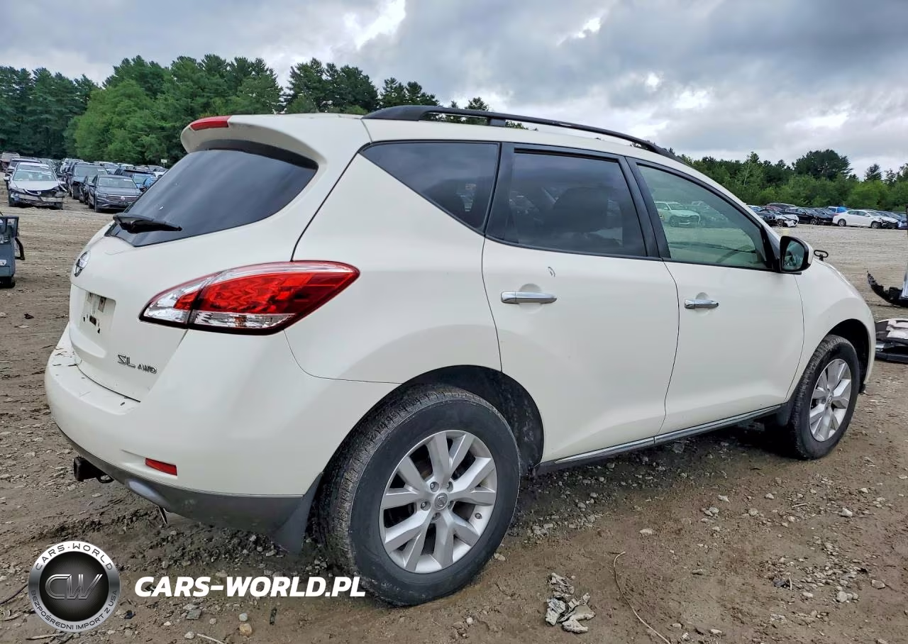2014 Nissan Murano Sl VIN:JN8AZ1MW9EW525470 - 3
