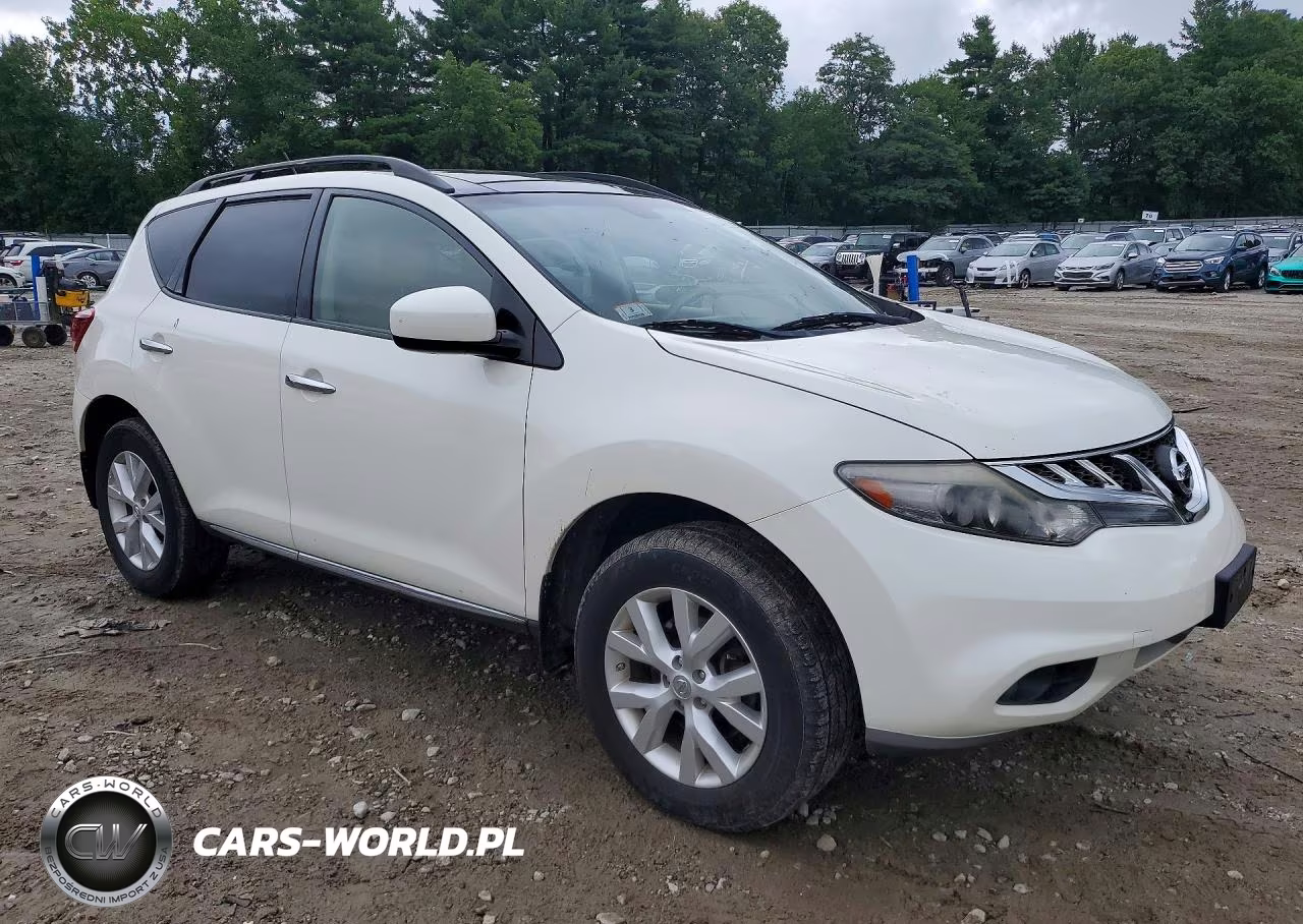 2014 Nissan Murano Sl VIN:JN8AZ1MW9EW525470 - 4