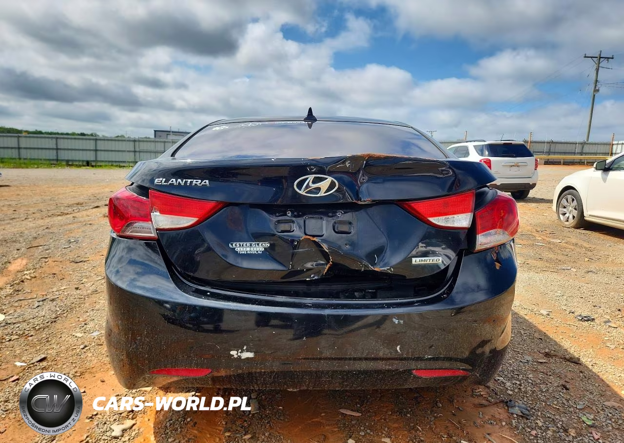 2012 Hyundai Elantra Limited VIN:KMHDH4AE3CU201198 - 6