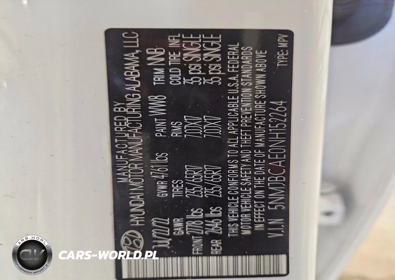 2022 Hyundai Tucson Sel VIN:5NMJBCAE0NH152264 - 12