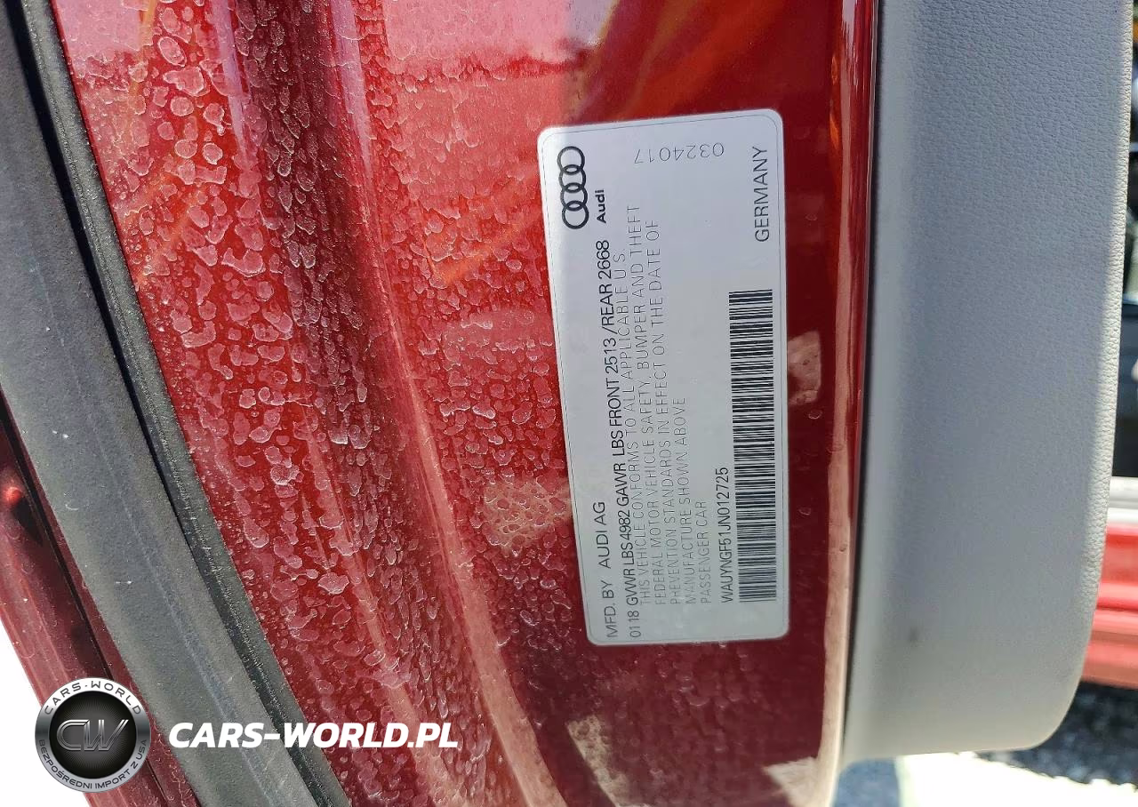 2018 Audi A5 Premium Plus VIN:WAUYNGF51JN012725 - 12