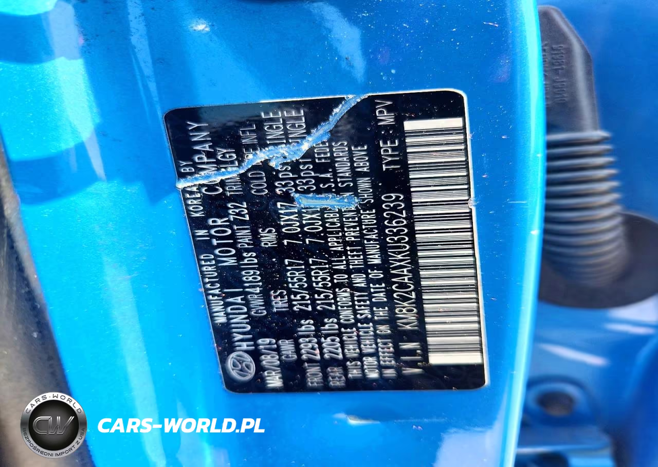 2019 Hyundai Kona Sel VIN:KM8K2CAAXKU336239 - 12