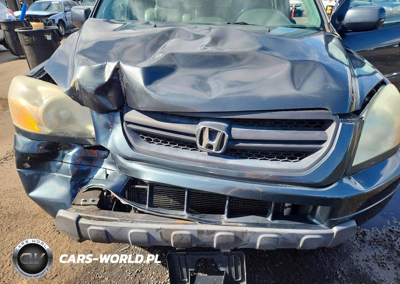 2005 Honda Pilot Exl VIN:2HKYF18545H542896 - 12