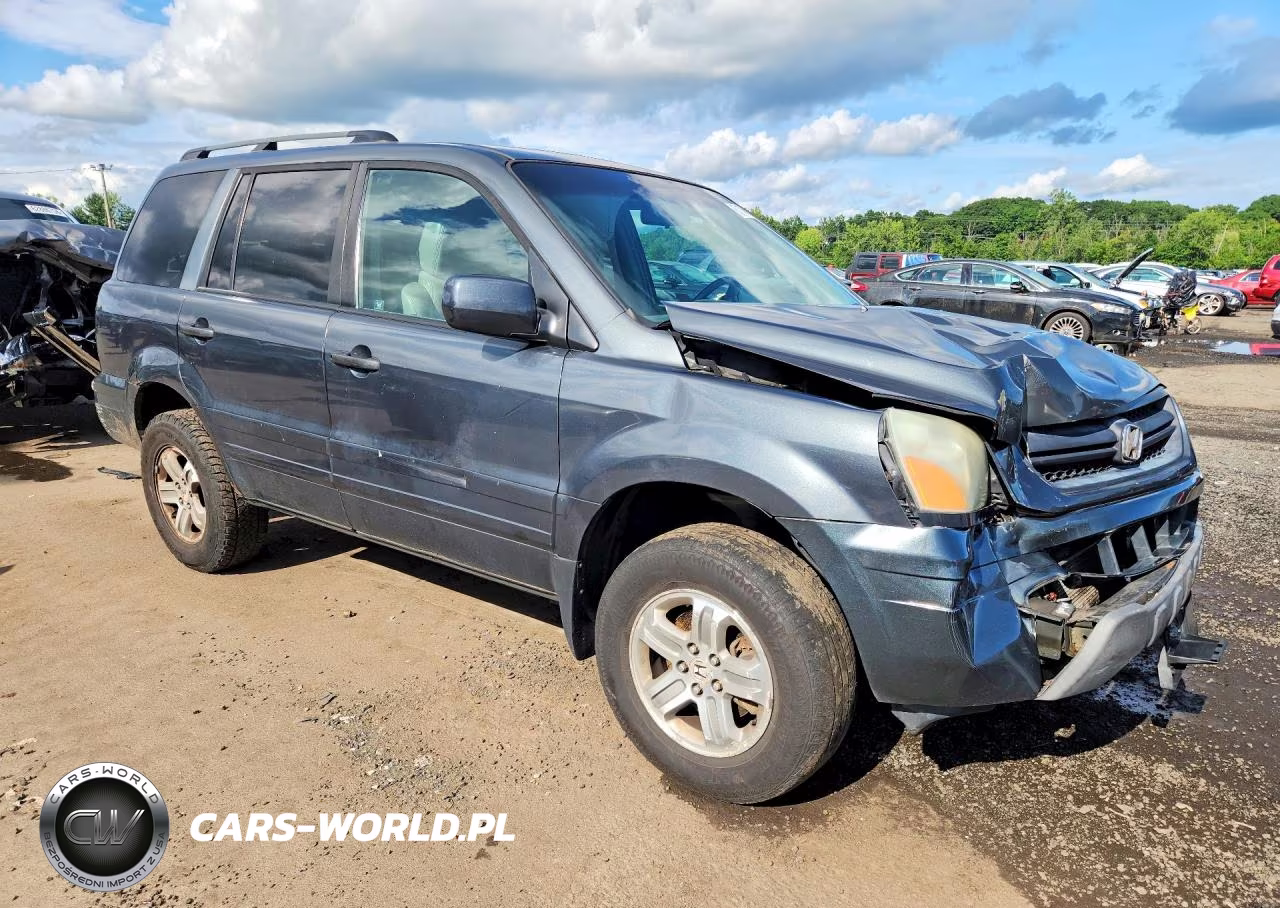 2005 Honda Pilot Exl VIN:2HKYF18545H542896 - 4