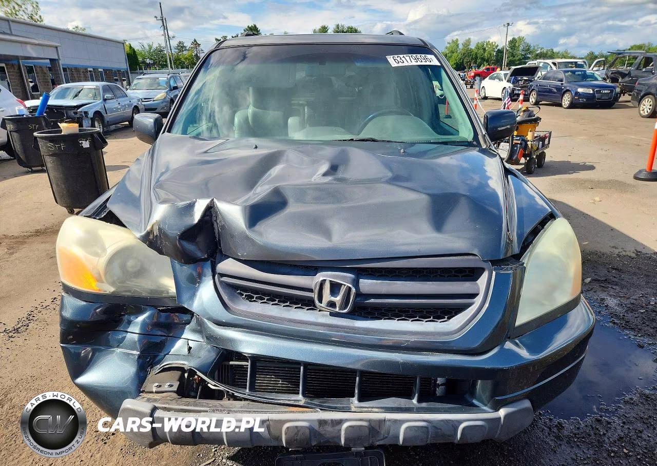 2005 Honda Pilot Exl VIN:2HKYF18545H542896 - 5