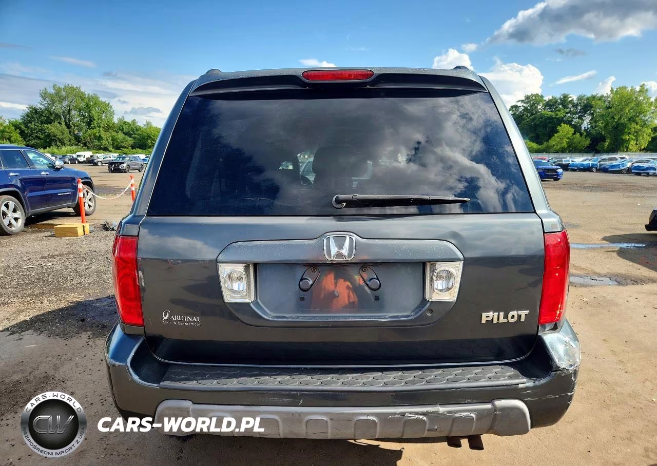 2005 Honda Pilot Exl VIN:2HKYF18545H542896 - 6