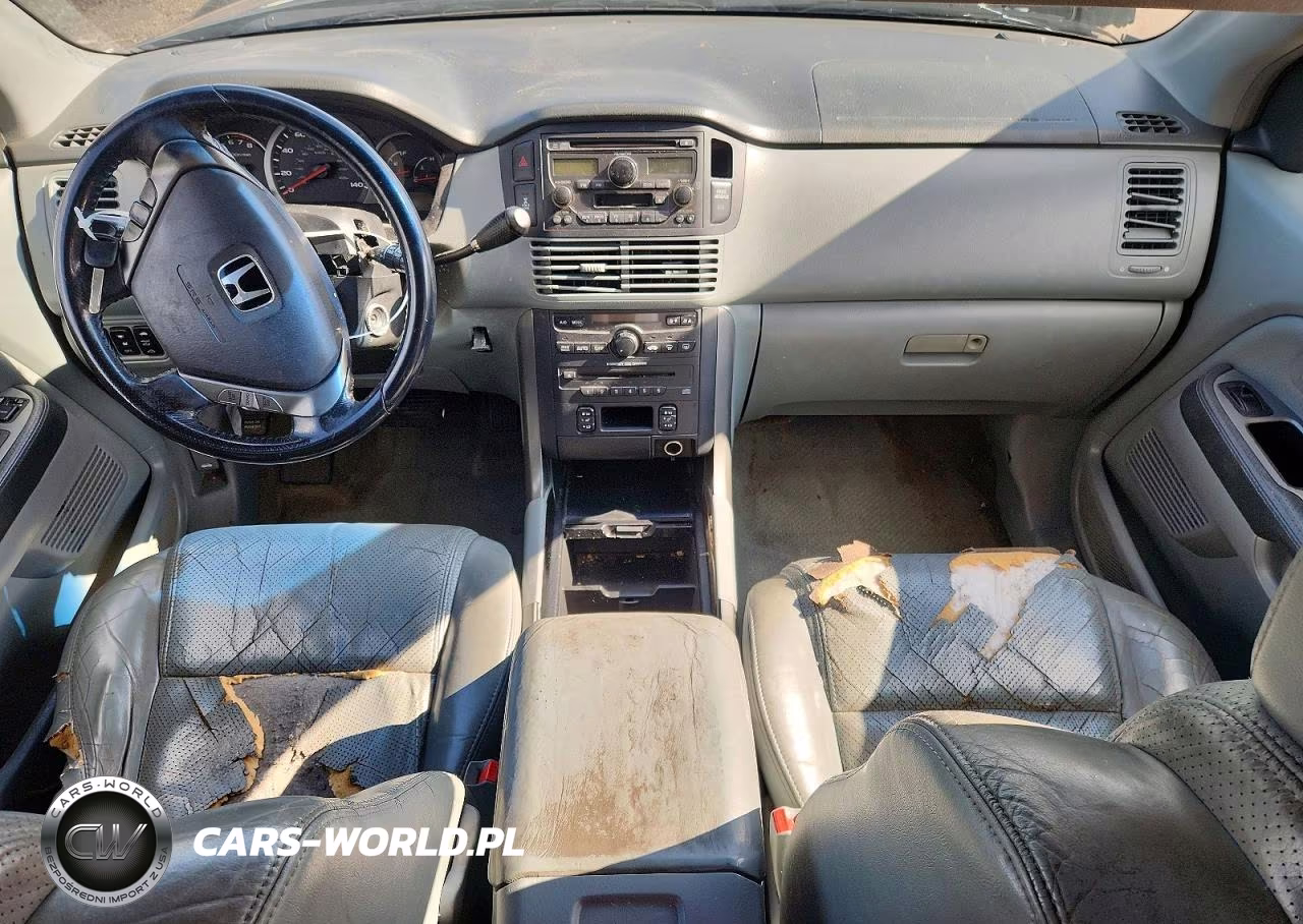 2005 Honda Pilot Exl VIN:2HKYF18545H542896 - 8