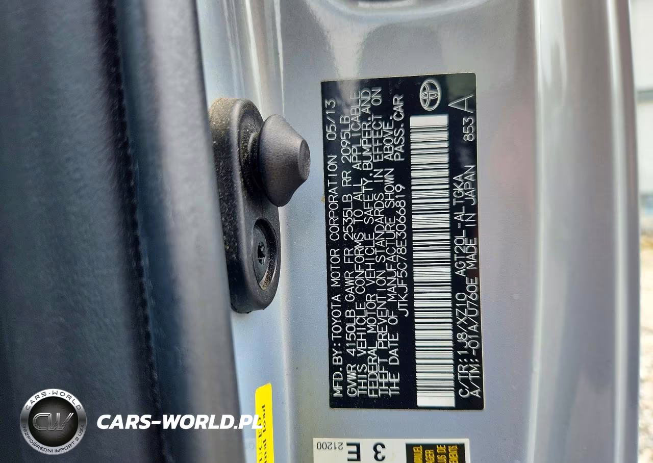 2014 Scion Tc 10 Series VIN:JTKJF5C78E3066819 - 12