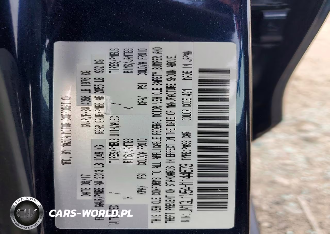 2017 Mazda 6 Touring VIN:JM1GL1V54H1144673 - 12
