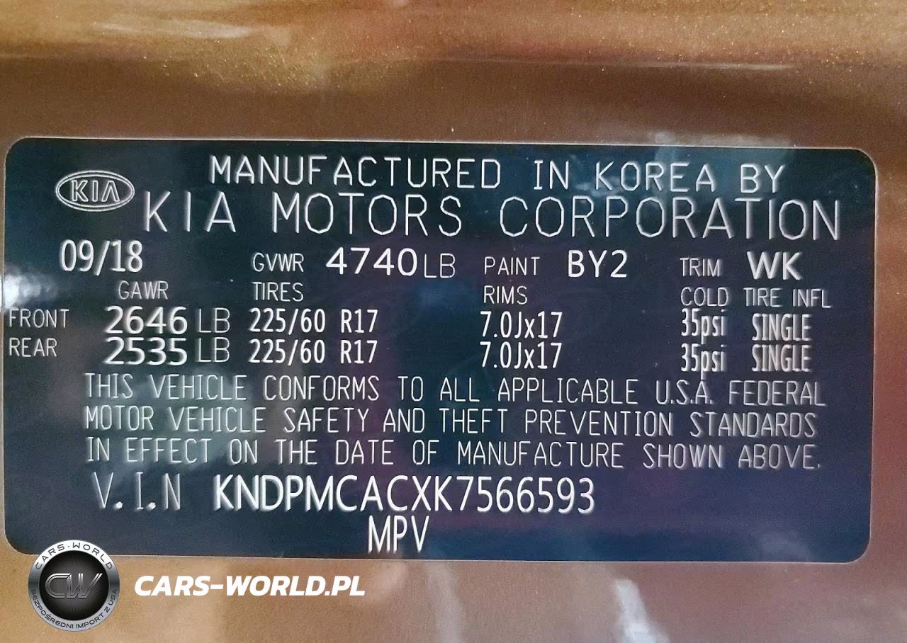 2019 Kia Sportage Lx VIN:KNDPMCACXK7566593 - 13