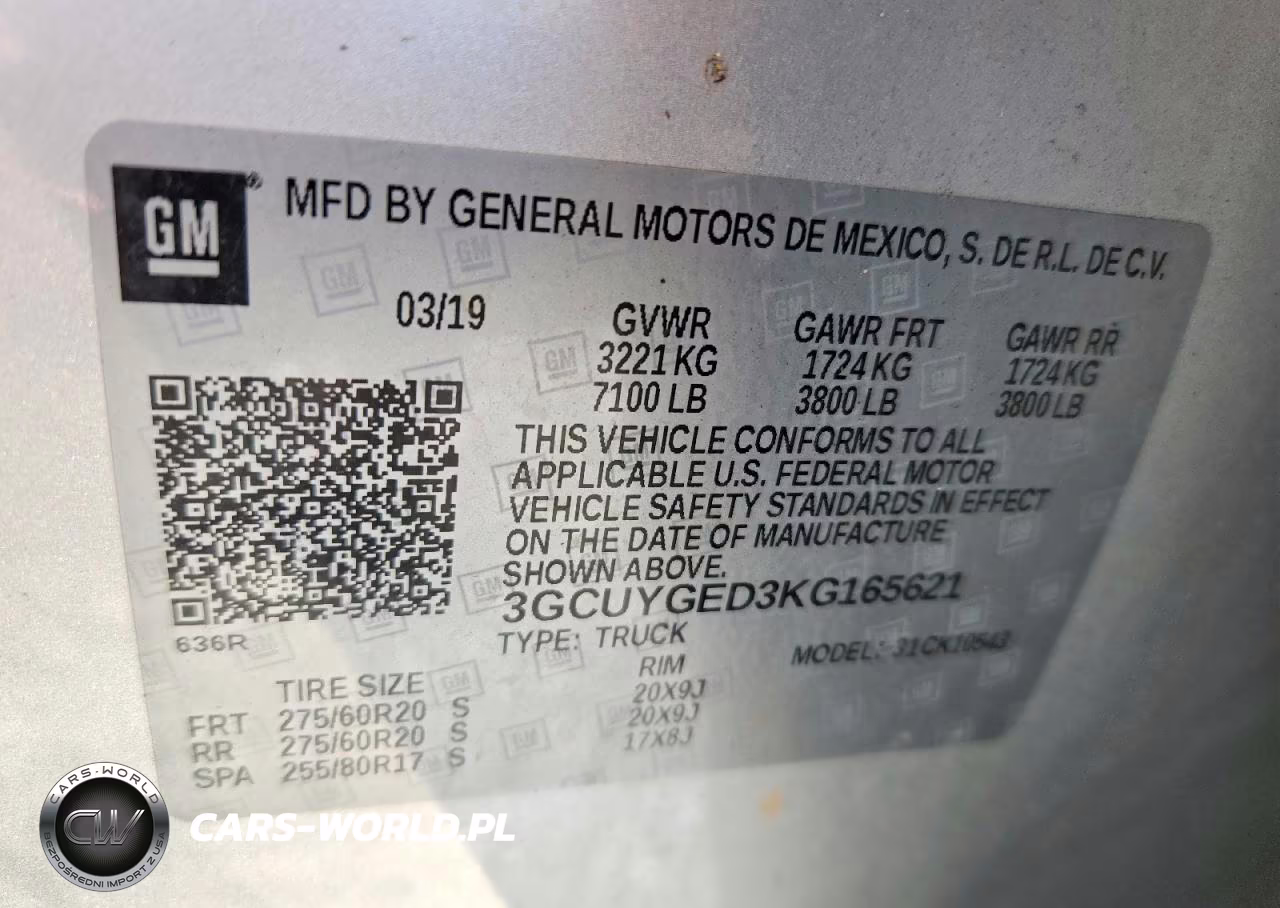 2019 Chevrolet Silverado K1500 Ltz VIN:3GCUYGED3KG165621 - 12