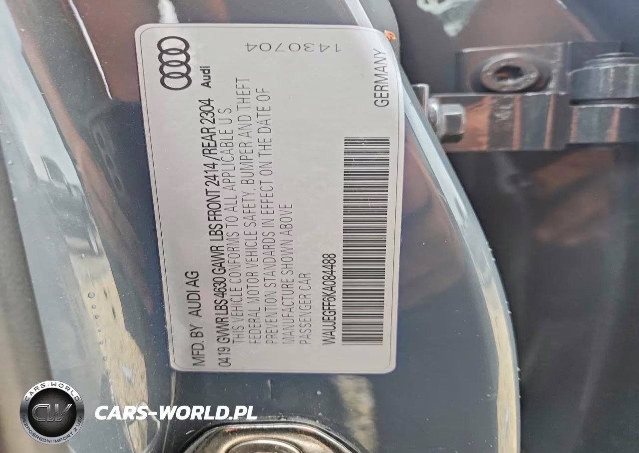 2019 Audi A3 Premium Plus VIN:WAUJEGFF6KA084488 - 12