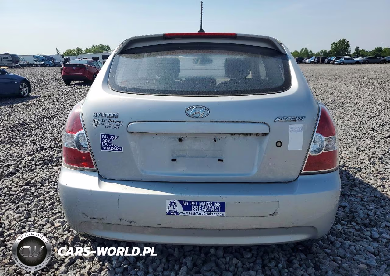 2009 Hyundai Accent Gs VIN:KMHCM36C89U114544 - 6