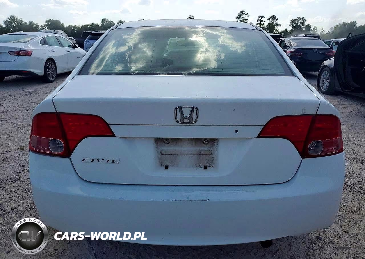 2007 Honda Civic Lx VIN:1HGFA16547L018852 - 6