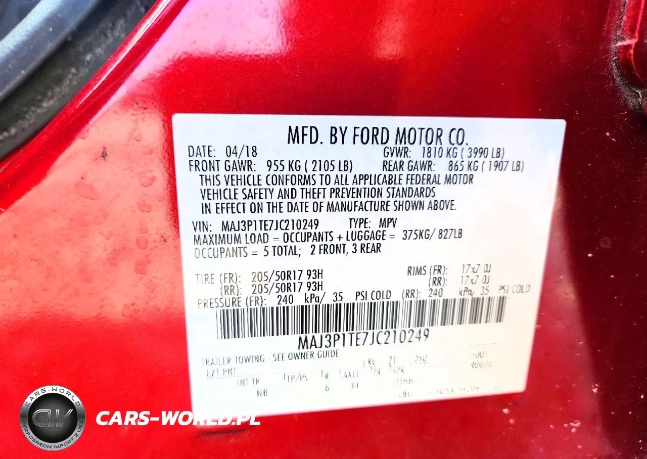 2018 Ford Ecosport Se VIN:MAJ3P1TE7JC210249 - 13