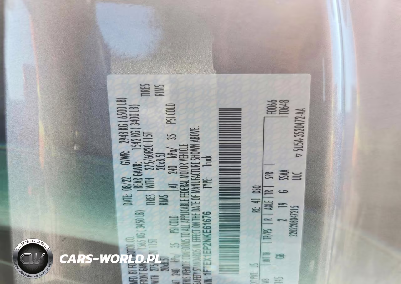 2022 Ford F150 Super Cab VIN:1FTEX1EP2NKE61676 - 12