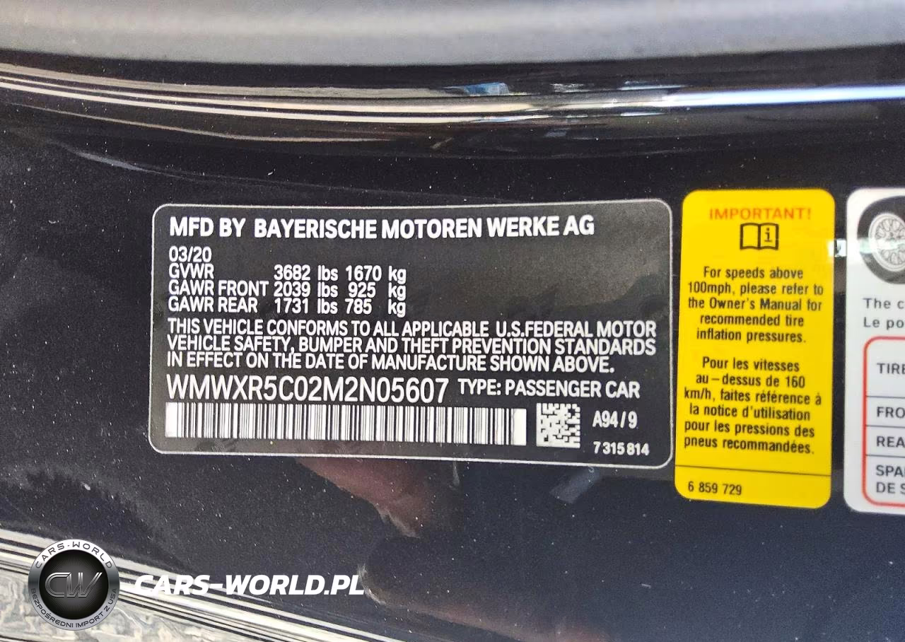 2021 Mini Cooper S VIN:WMWXR5C02M2N05607 - 12
