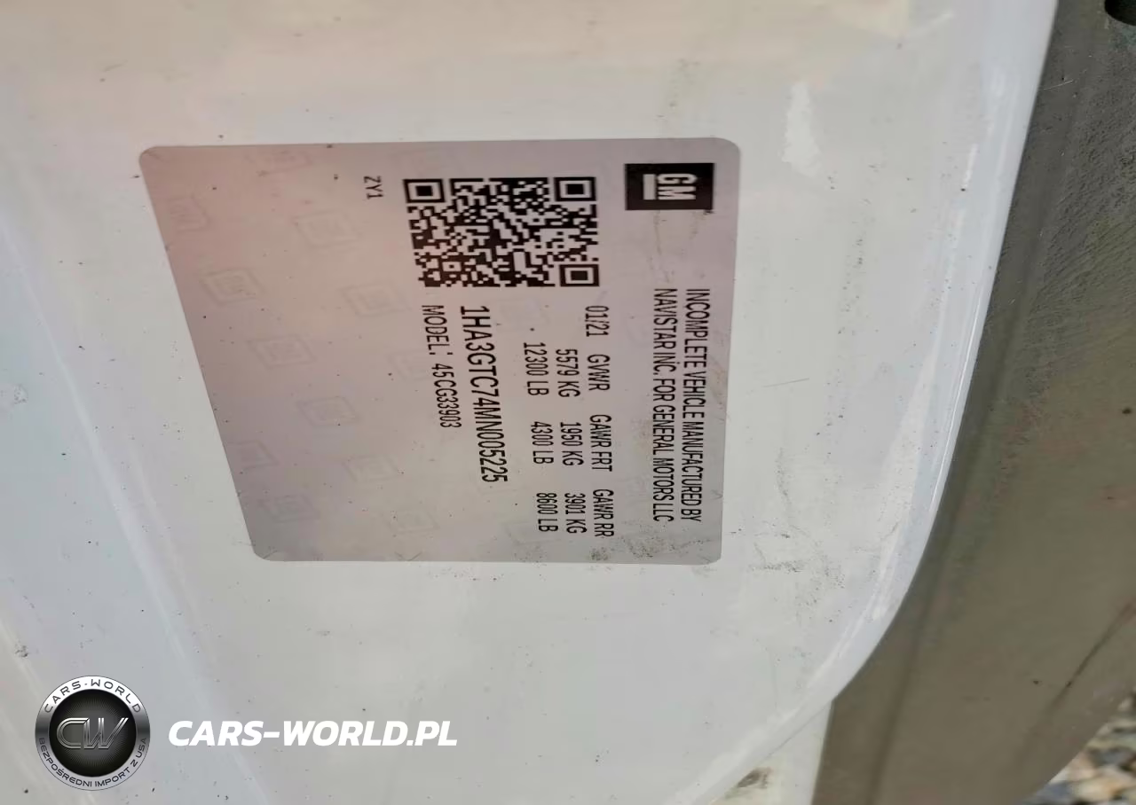 2021 Chevrolet Express G3500 VIN:1HA3GTC74MN005225 - 13