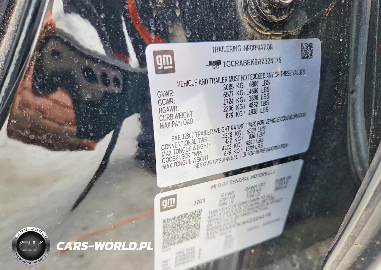 2024 Chevrolet Silverado C1500 Custom VIN:1GCRABEK9RZ224175 - 12