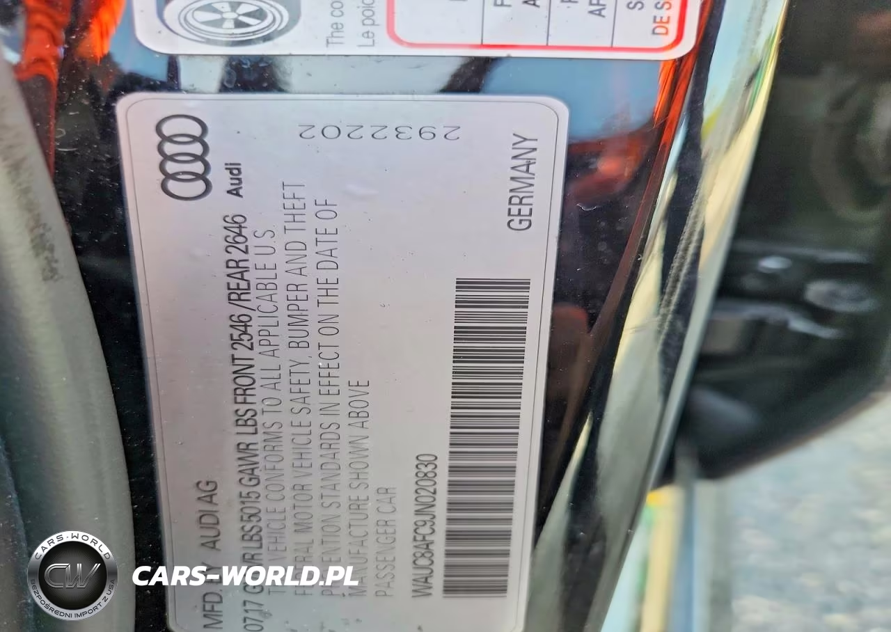 2018 Audi A6 Premium VIN:WAUC8AFC9JN020830 - 13