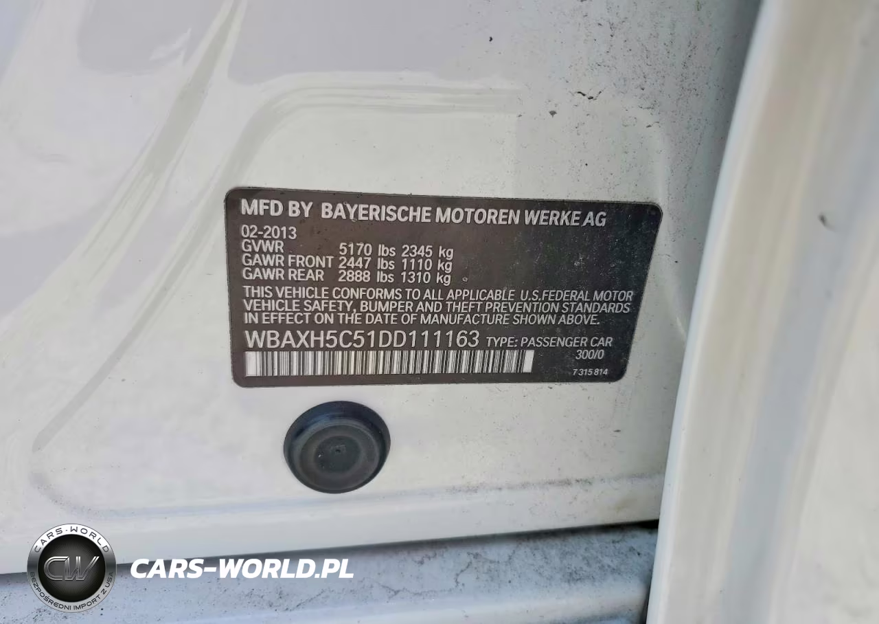 2013 BMW 528 Xi VIN:WBAXH5C51DD111163 - 12