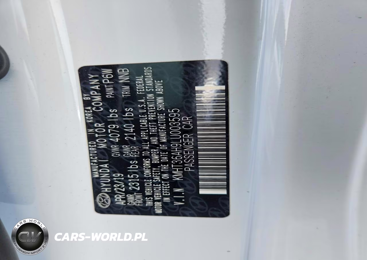 2020 Hyundai Veloster N Base VIN:KMHT36AH9LU003595 - 13