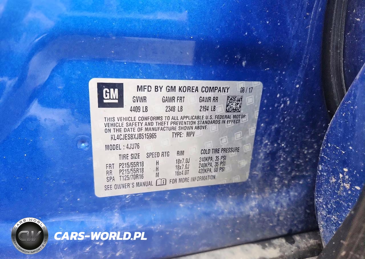 2018 Buick Encore Preferred VIN:KL4CJESBXJB515965 - 12