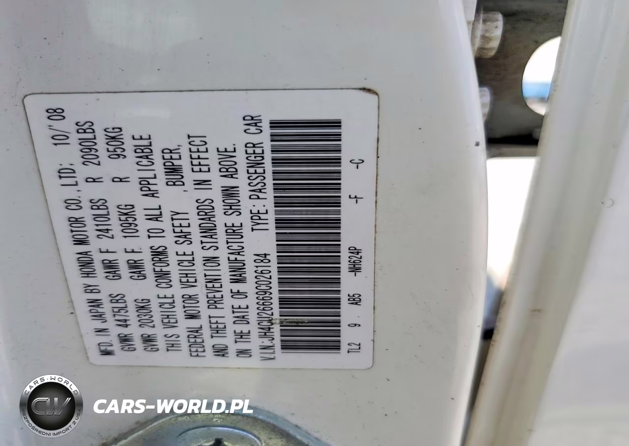 2009 Acura Tsx VIN:JH4CU26669C026184 - 12