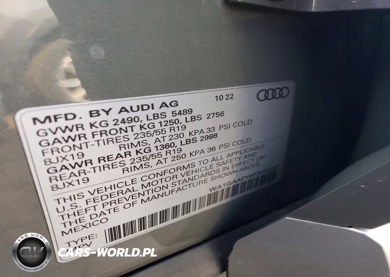2023 Audi Q5 Premium 45 VIN:WA1GAAFY0P2055202 - 12
