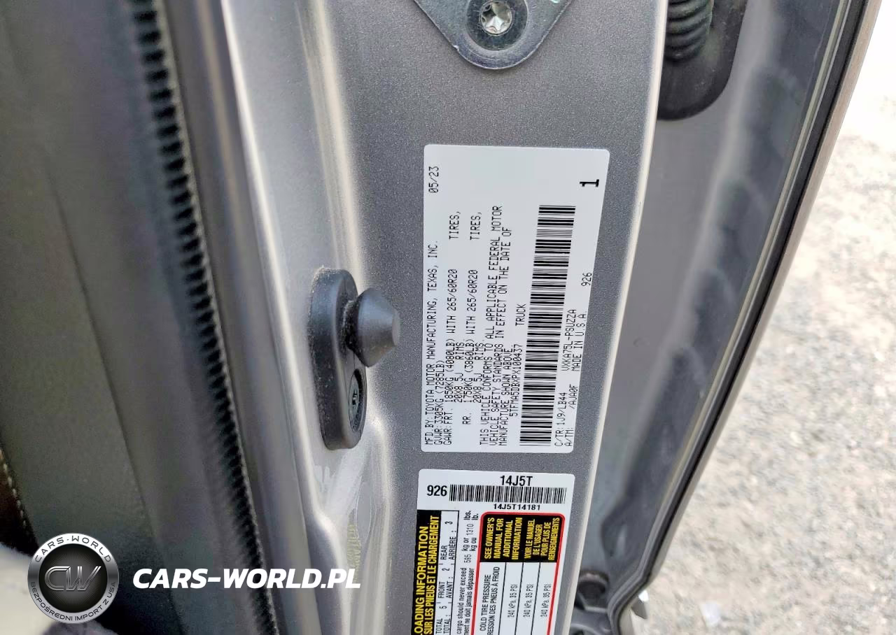 2023 Toyota Tundra 1794 Edition VIN:5TFMA5DBXPX100437 - 13