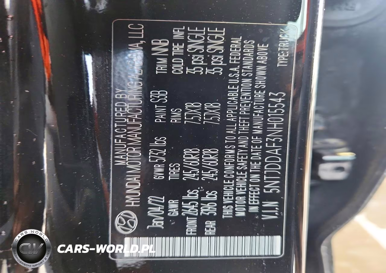 2022 Hyundai Santa Cruz Sel Premium VIN:5NTJDDAF3NH015543 - 12