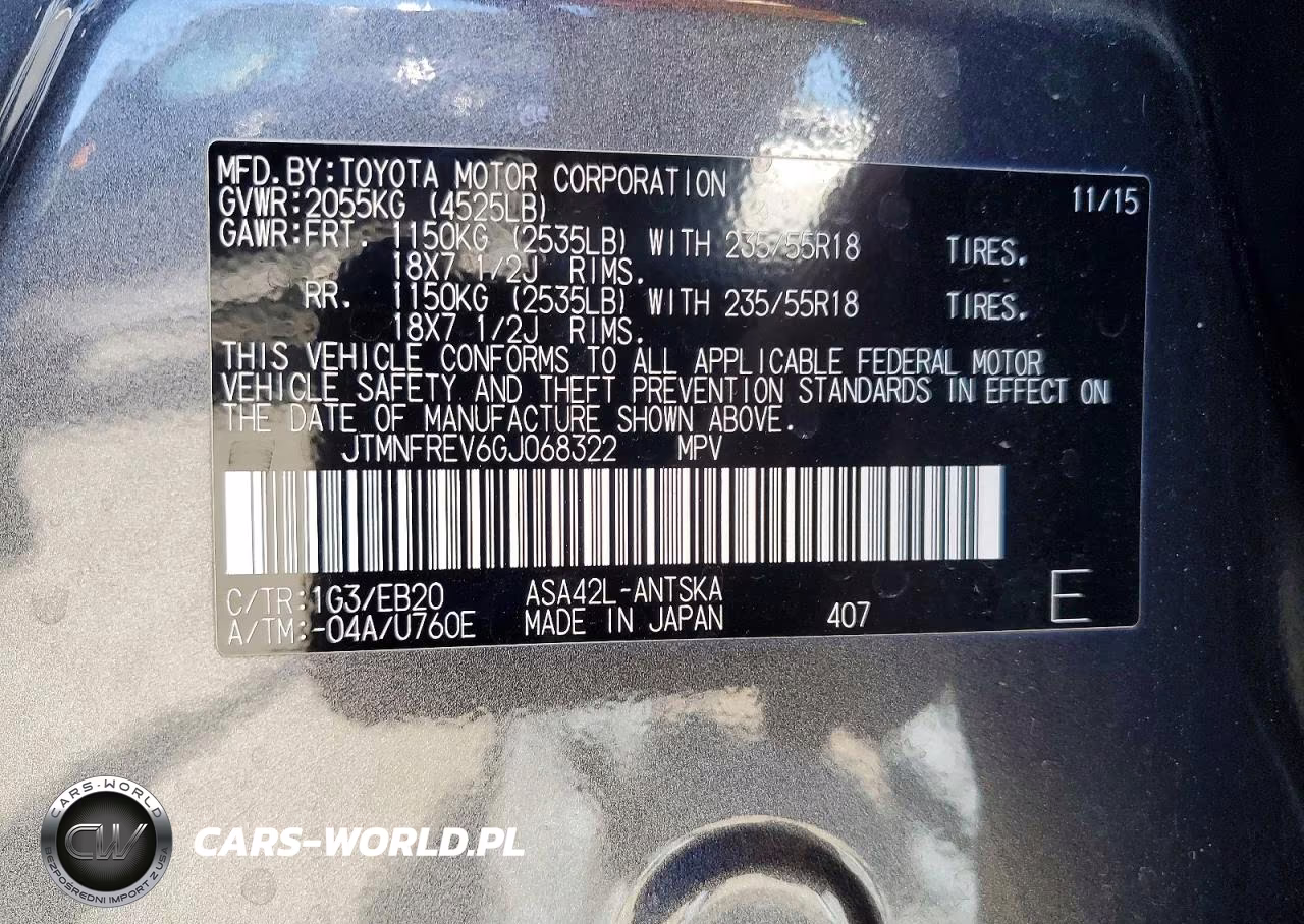 2016 Toyota Rav4 Se VIN:JTMNFREV6GJ068322 - 13