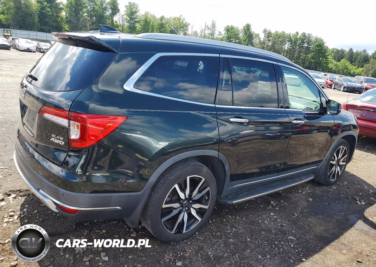 2019 Honda Pilot Elite VIN:5FNYF6H01KB008380 - 3