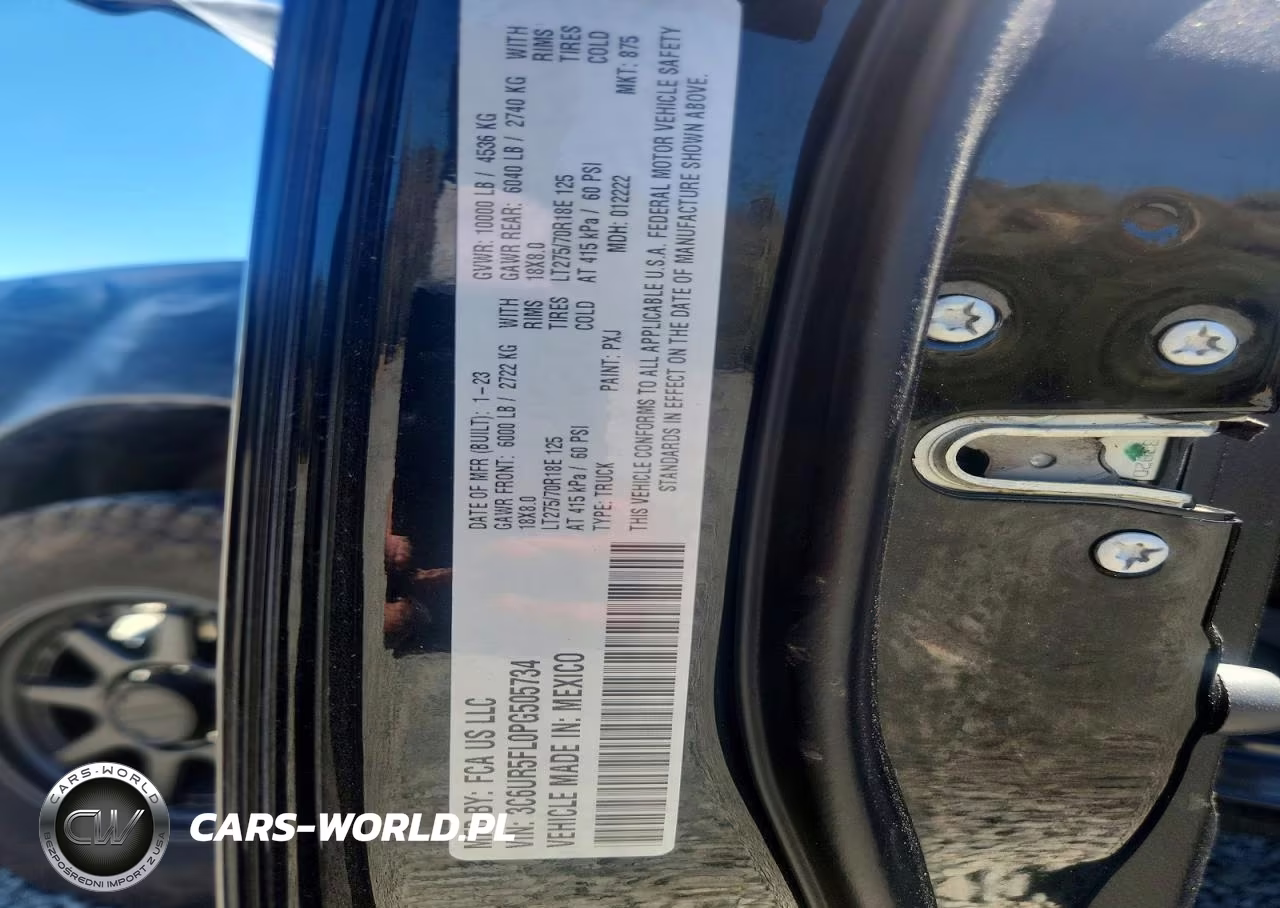 2023 Ram 2500 Laramie VIN:3C6UR5FL0PG505734 - 13