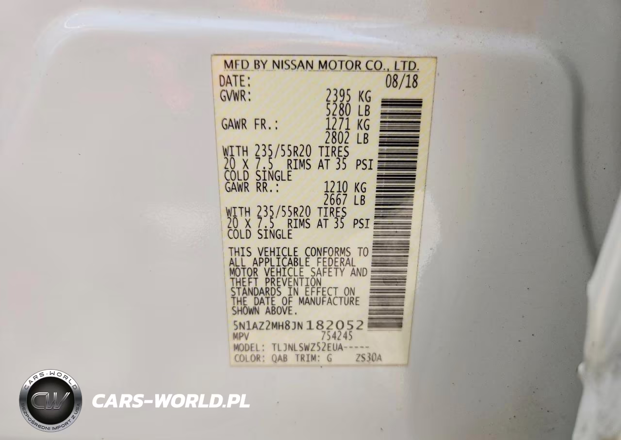 2018 Nissan Murano Platinum VIN:5N1AZ2MH8JN182052 - 12