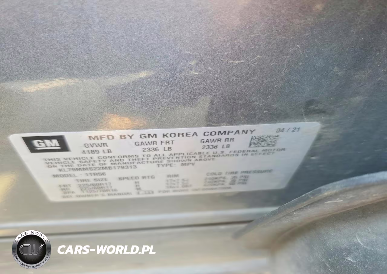 2021 Chevrolet Trailblazer Ls VIN:KL79MMS22MB179313 - 14