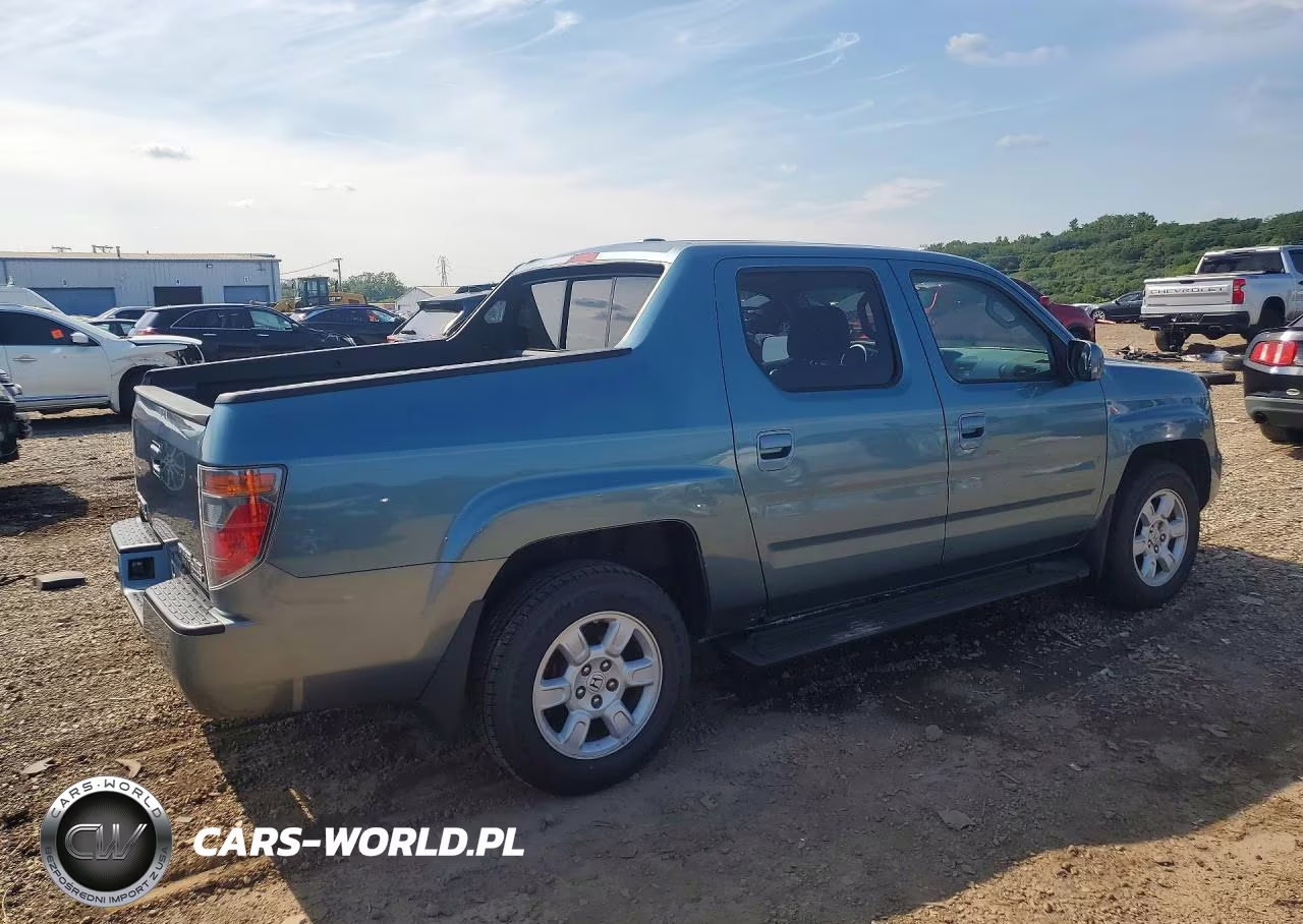2007 Honda Ridgeline Rtl VIN:2HJYK16517H512390 - 3