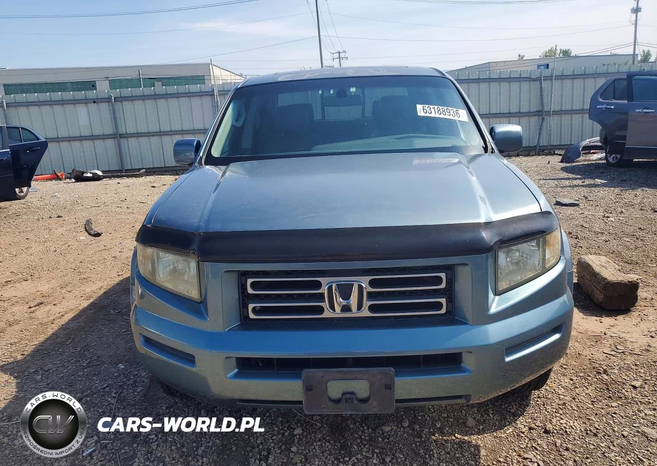 2007 Honda Ridgeline Rtl VIN:2HJYK16517H512390 - 5
