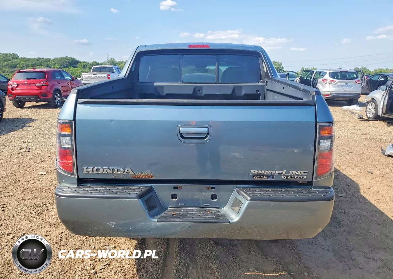 2007 Honda Ridgeline Rtl VIN:2HJYK16517H512390 - 6