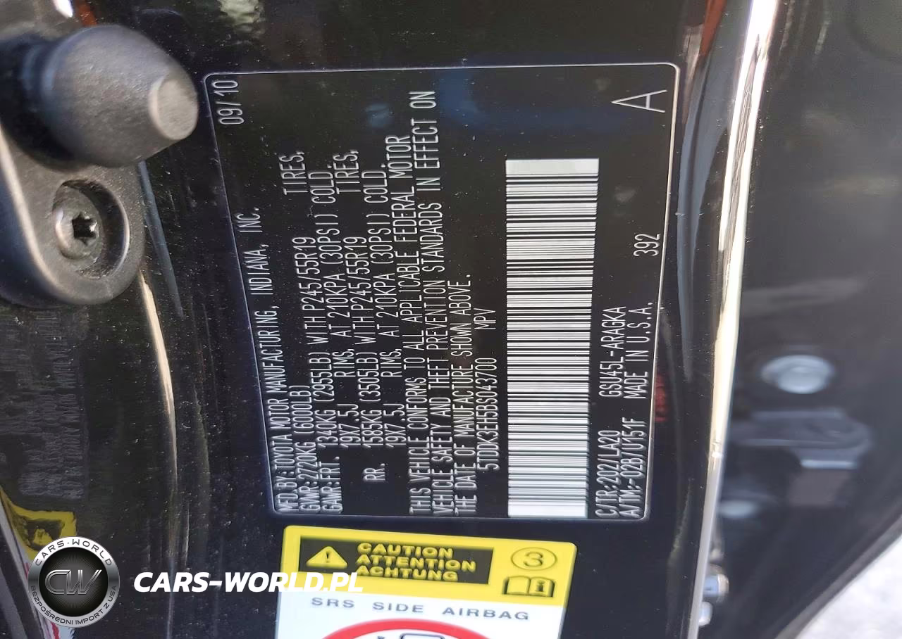 2011 Toyota Highlander Limited VIN:5TDDK3EH5BS043700 - 13