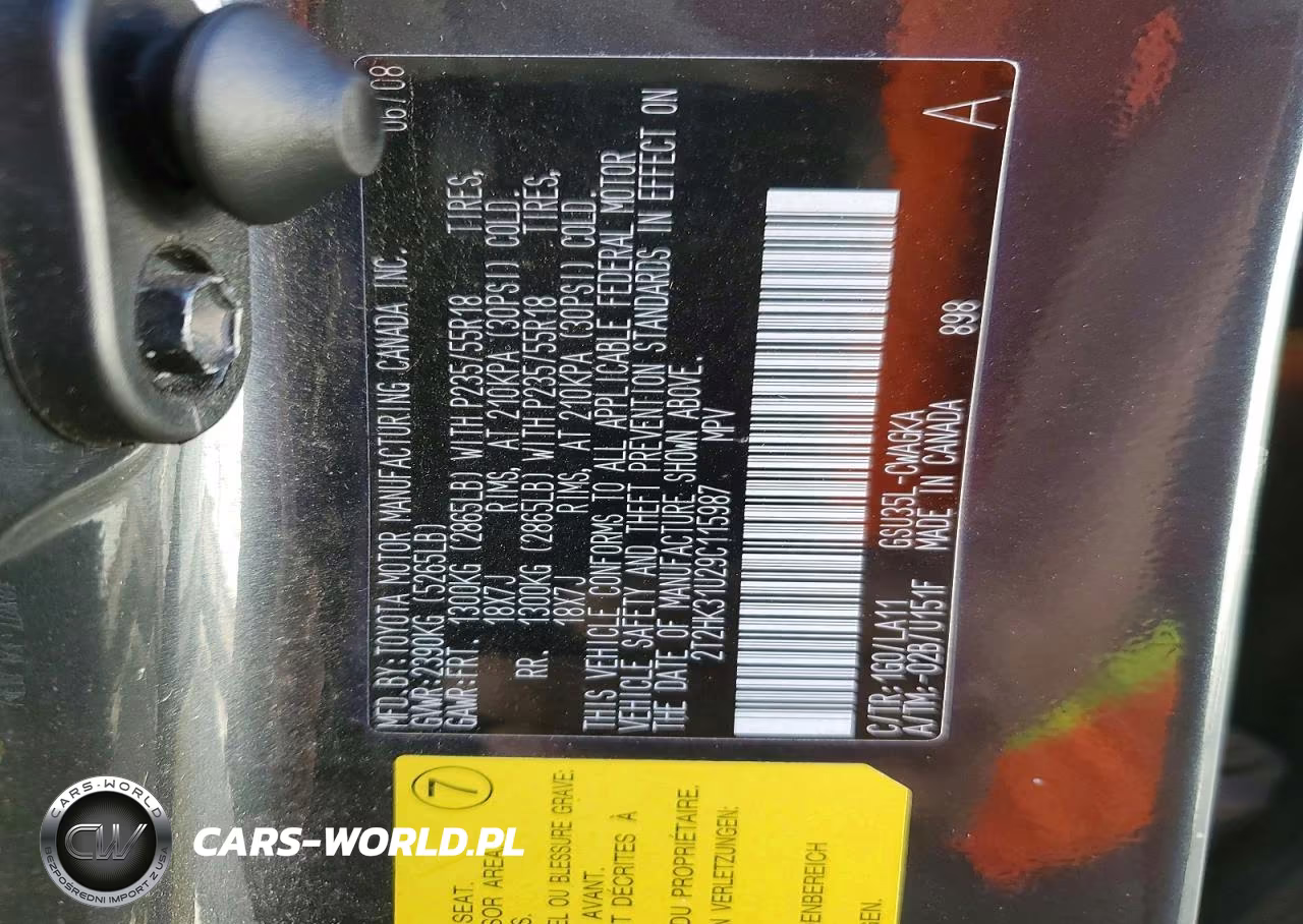 2009 Lexus Rx 350 VIN:2T2HK31U29C115987 - 13