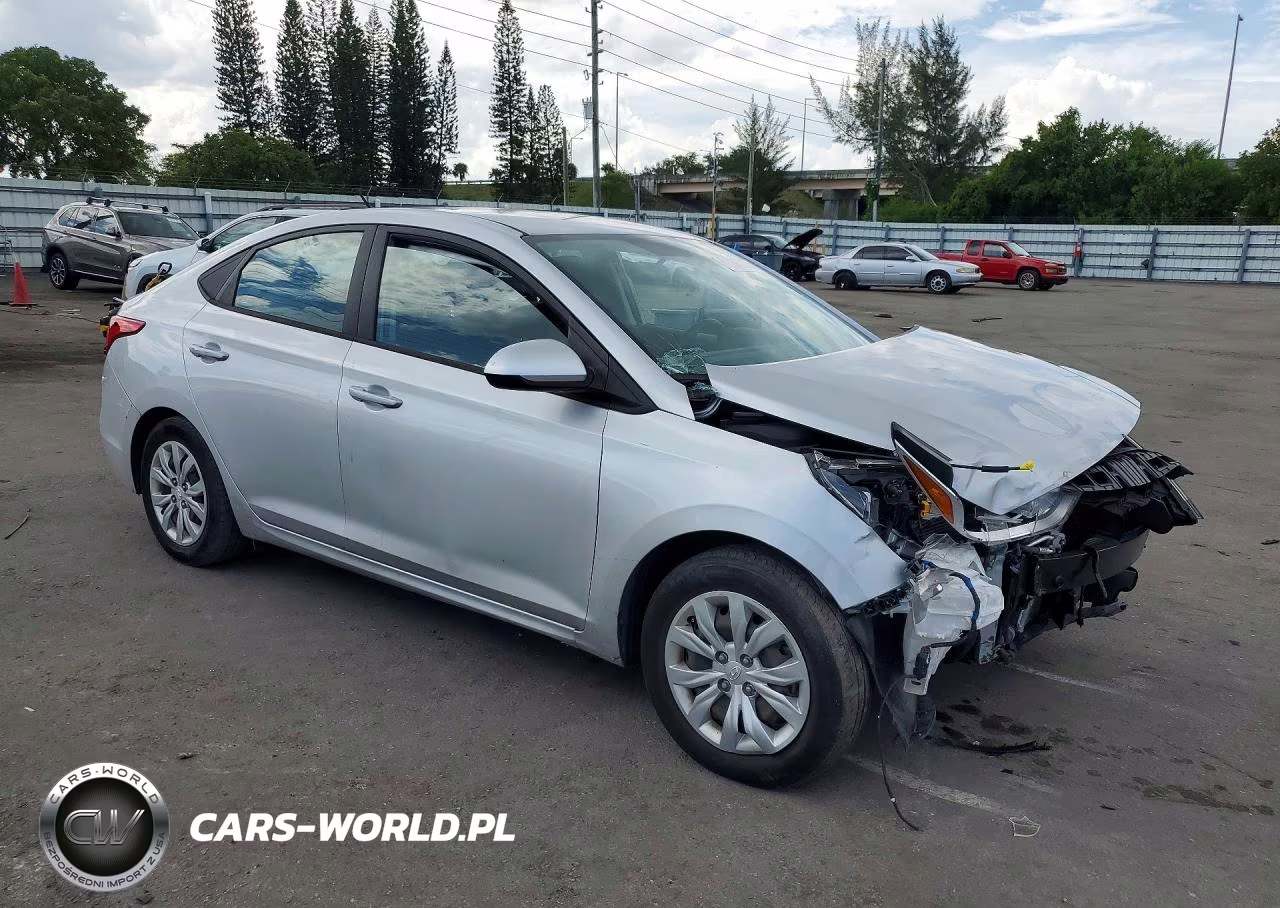 2022 Hyundai Accent Se VIN:3KPC24A61NE177558 - 4