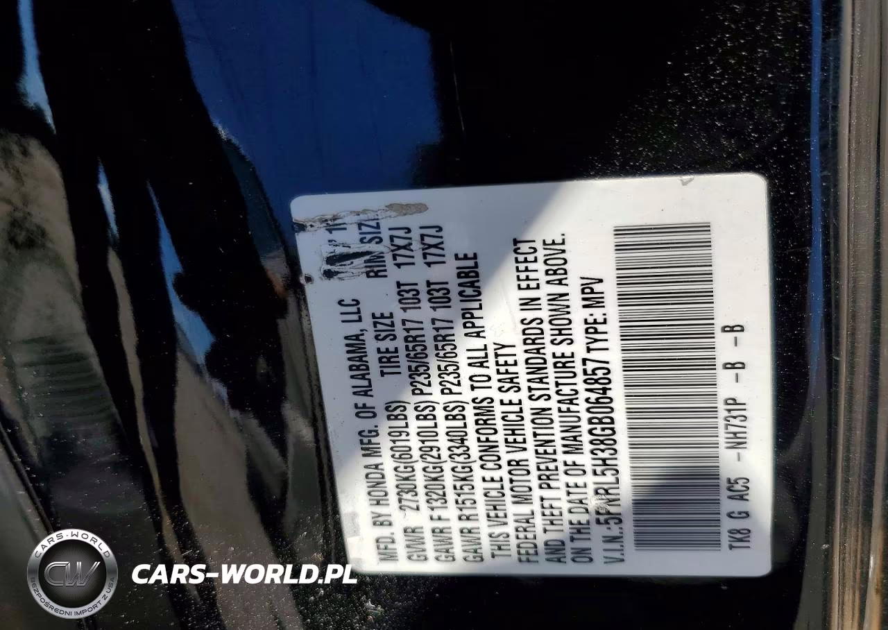 2016 Honda Odyssey Se VIN:5FNRL5H38GB064857 - 13