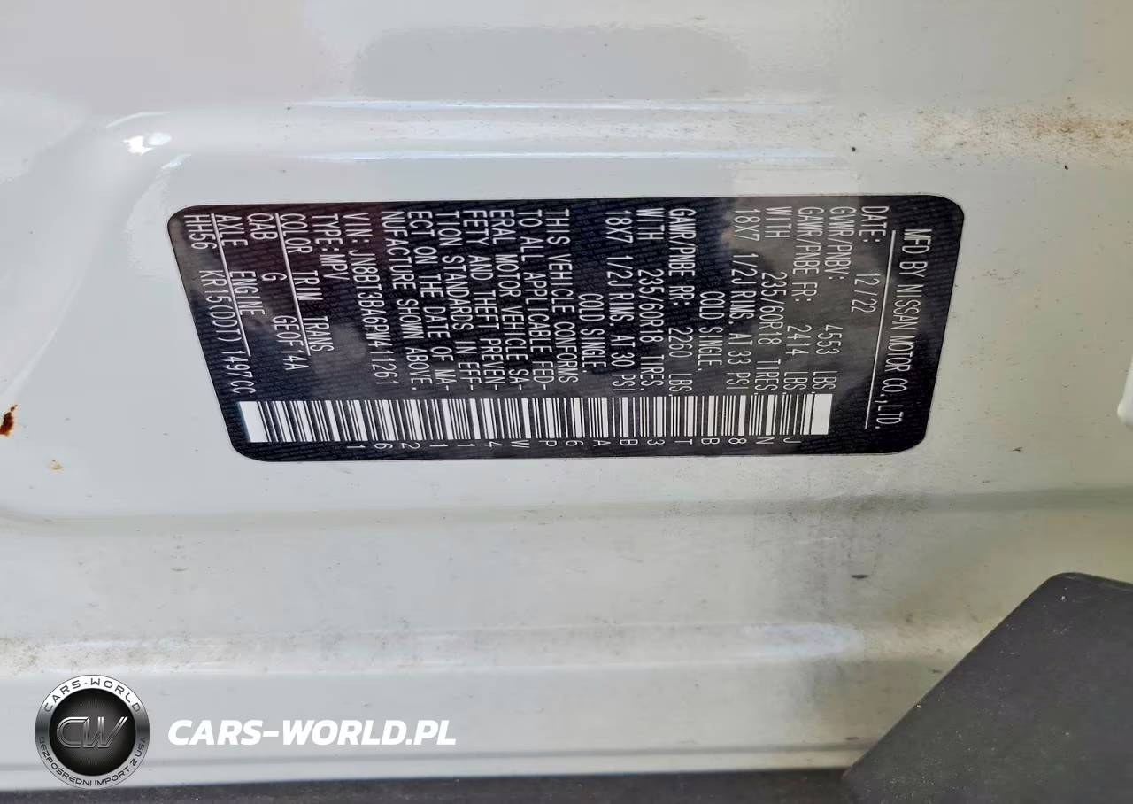 2023 Nissan Rogue Sv VIN:JN8BT3BA6PW411261 - 14