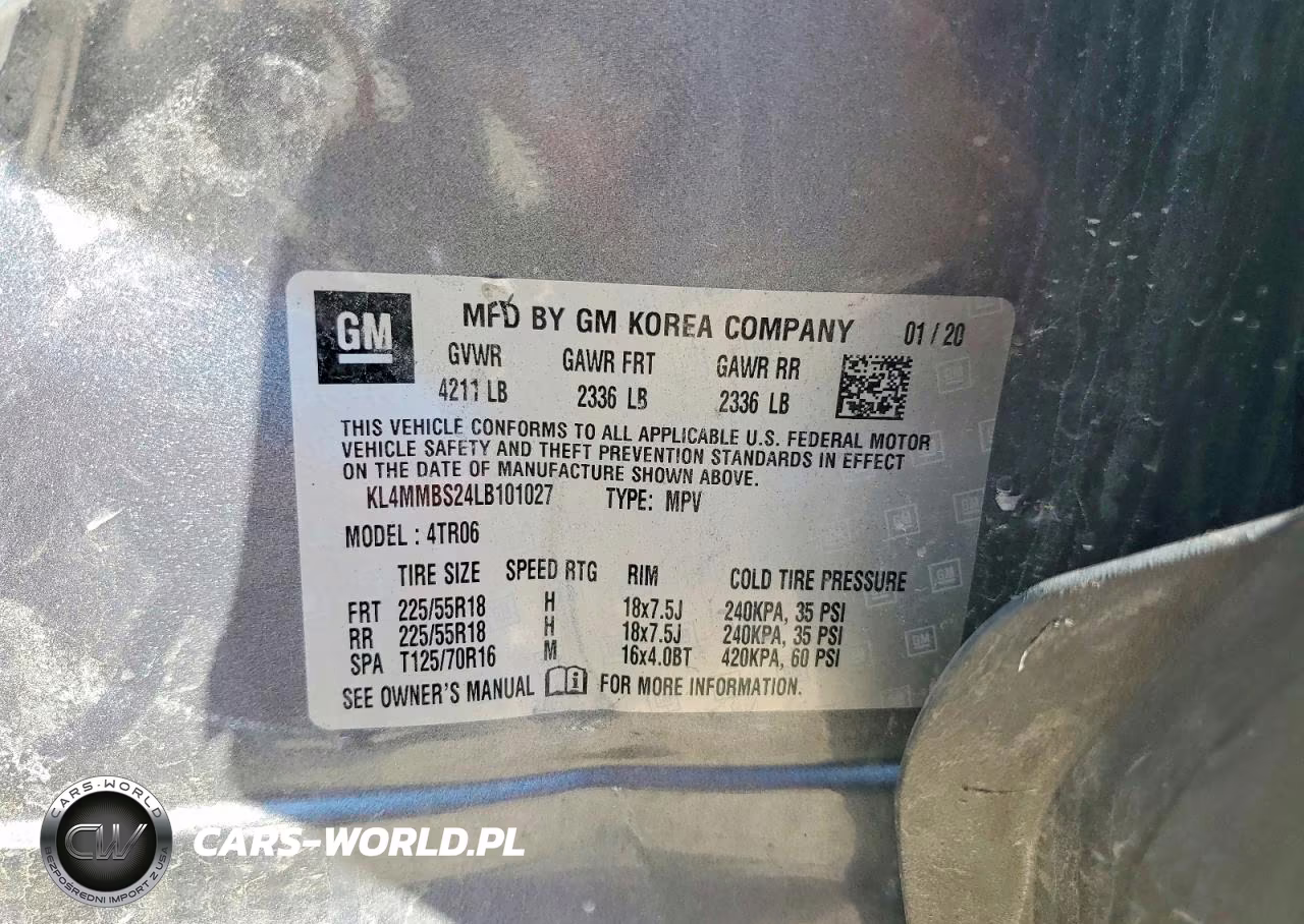 2020 Buick Encore Gx Preferred VIN:KL4MMBS24LB101027 - 13